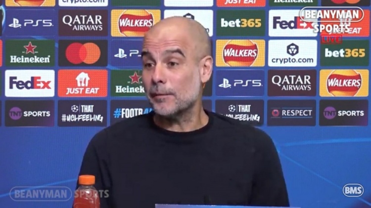 体育直播-瓜帅：别质疑哈兰德他会进球让你闭嘴 很高兴见到京多安和萨内